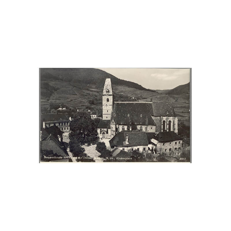 Kirche in Spitz um 1920