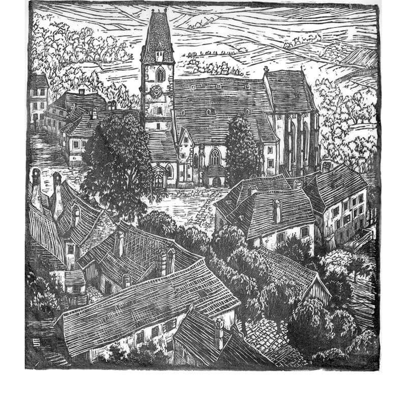 Kirchenplatz Spitz 1930